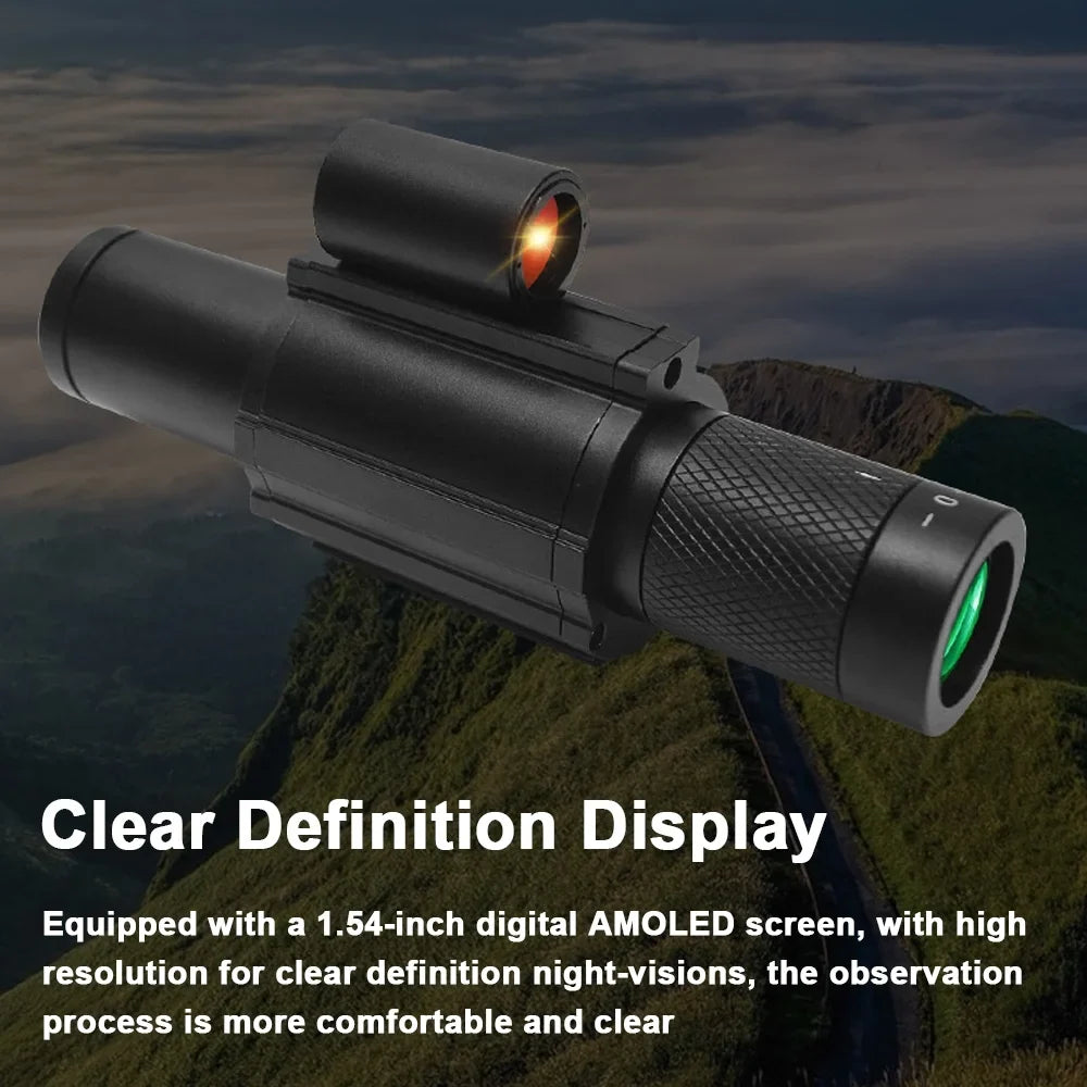 Anself Night Vision Sizeight Device Camera Lens for Fishing Boating Wildlife Observation with 1.54inch Display