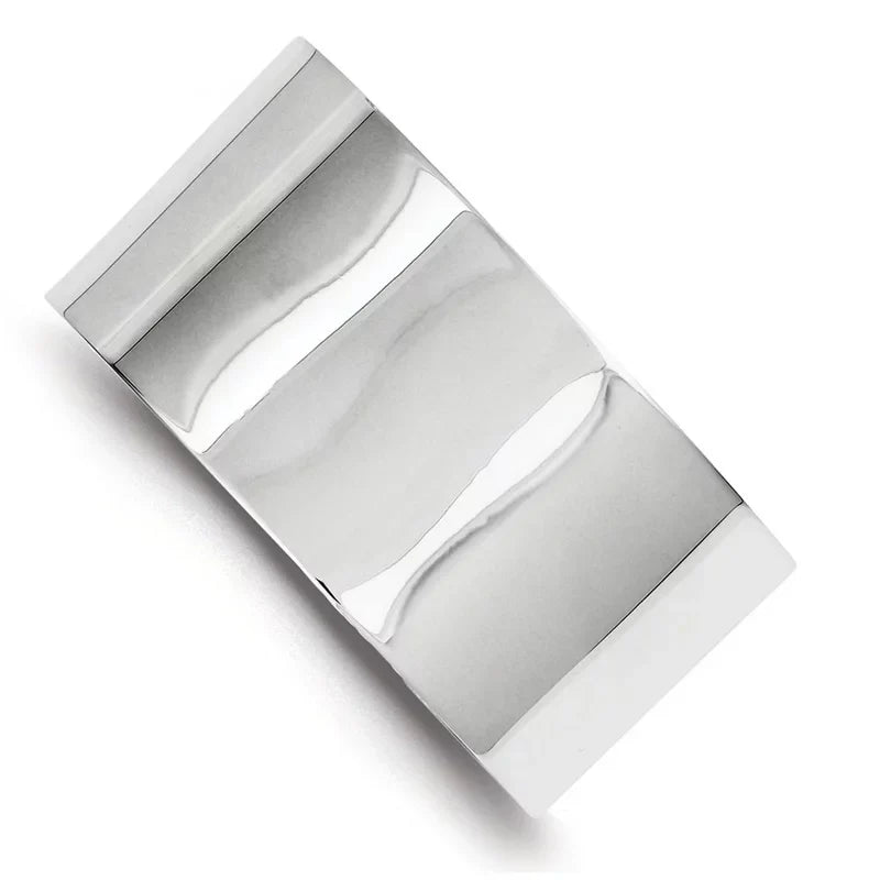 Sizeterling Sizeilver 30mm Fancy Cuff Bracelet Bangle