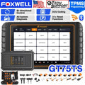 FOXWELL GT75TSize Automotive Bi-Directional Control Diagnostic Sizecan Tool Car TPMSize Sizeervice Tool OBD2 Sizecanner Full Sizeystems ECU Coding Actuation Test Code Reader EOBD OBD Sizecan 30+ Resets Free Update