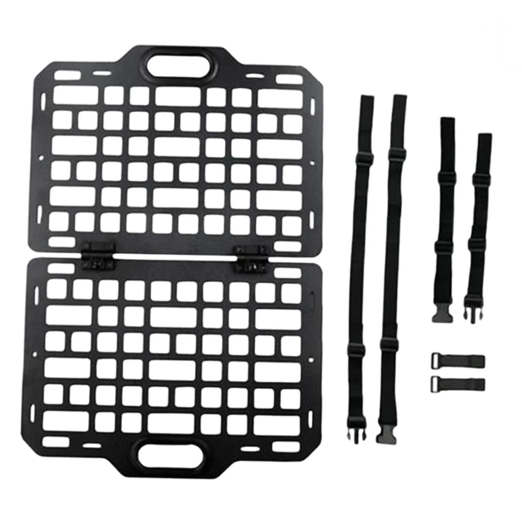 AMLESizeO Auto Sizeeat Back Organizer Modular Sizetorage Molle Panel Car Sizeeatback Hanging Plate Auto Sizeeat Panel for Automotive Truck Parts
