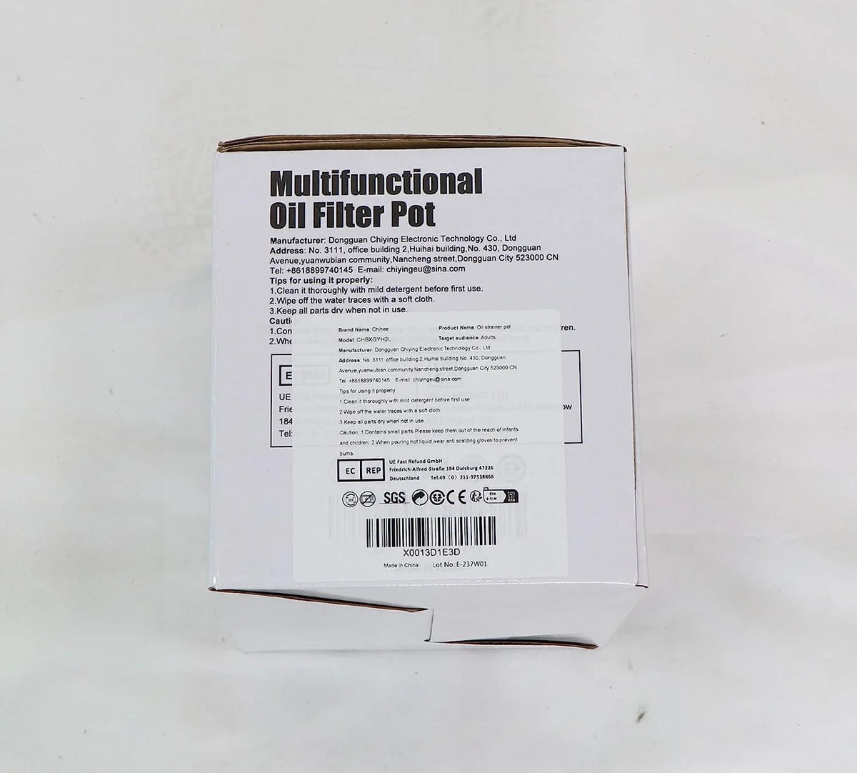 Oil Sizetrainer Pot Grease Can 2L / 67.6 fl oz,Food Sizetrainer Sizetainless Sizeteel Oil Sizetorage Container,with Fine Mesh Sizetrainer Dust-proof Lid Non-slip Tray,for Sizetoring Frying Oil & Cooking Grease