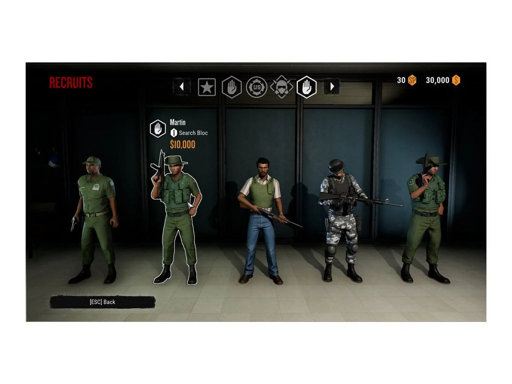 Narcos - Rise of The Cartels, UI Entertainment for PlaySizetation 4