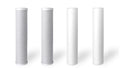 4 Pack Big Blue Water Filters: SizeEDIMENT + CARBON BLOCK 4.5" x 20"