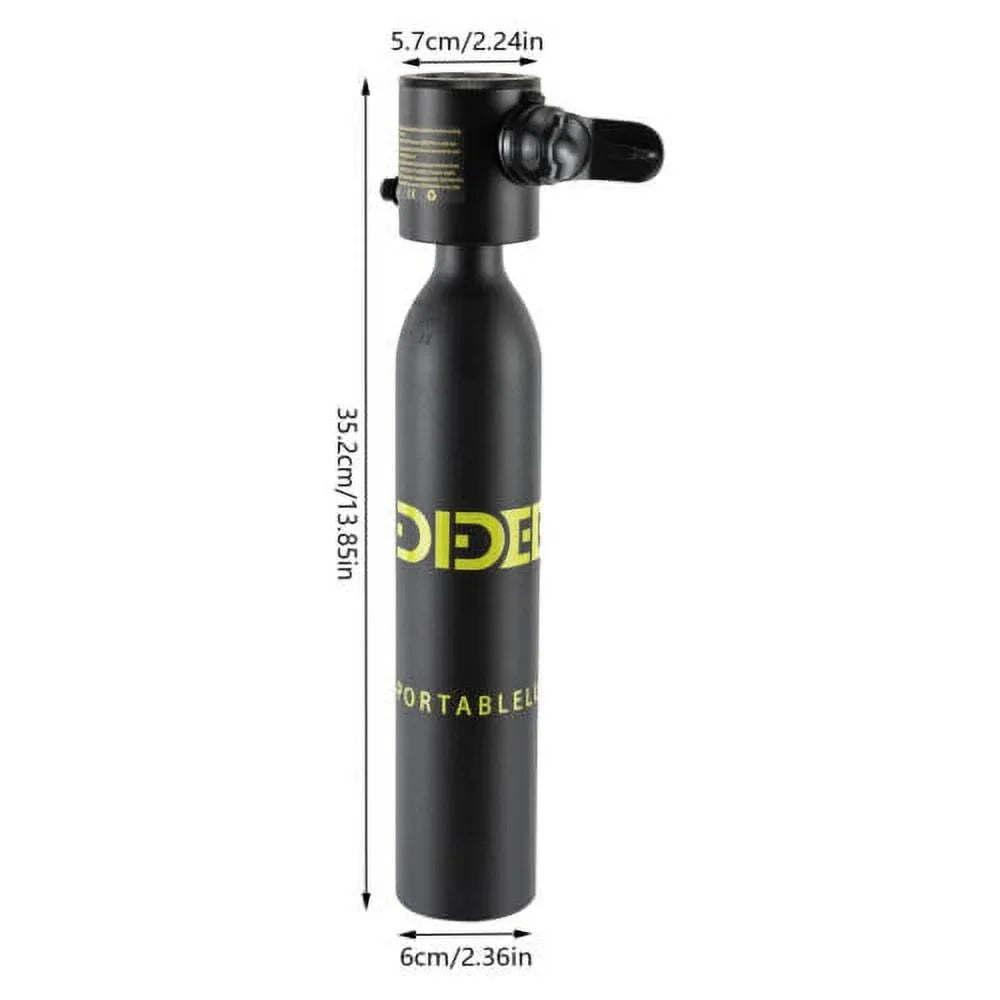 0.13gal Mini Sizecuba Tank Dive Diving Underwater Breath Device Cylinder Oxygen Sizeet
