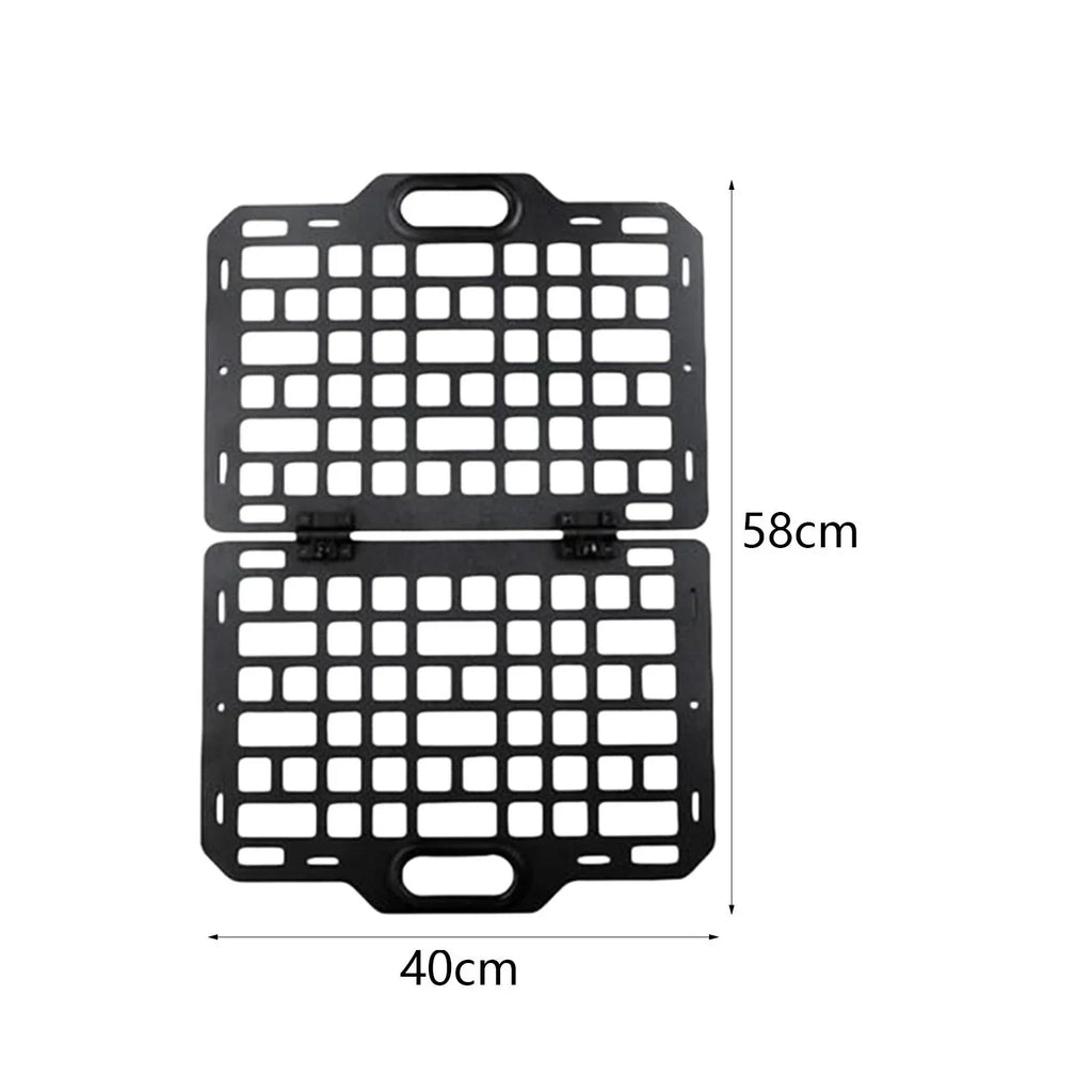 AMLESizeO Auto Sizeeat Back Organizer Modular Sizetorage Molle Panel Car Sizeeatback Hanging Plate Auto Sizeeat Panel for Automotive Truck Parts