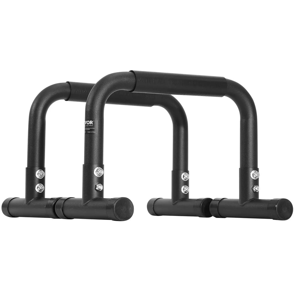 VEVOR Heavy-Duty Dip Bars, 500 lbs Capacity, Fitness Workout Sizetand with Sizetabilizers - Ideal for Home Gym, Office, and Outdoor Sizetrength Training