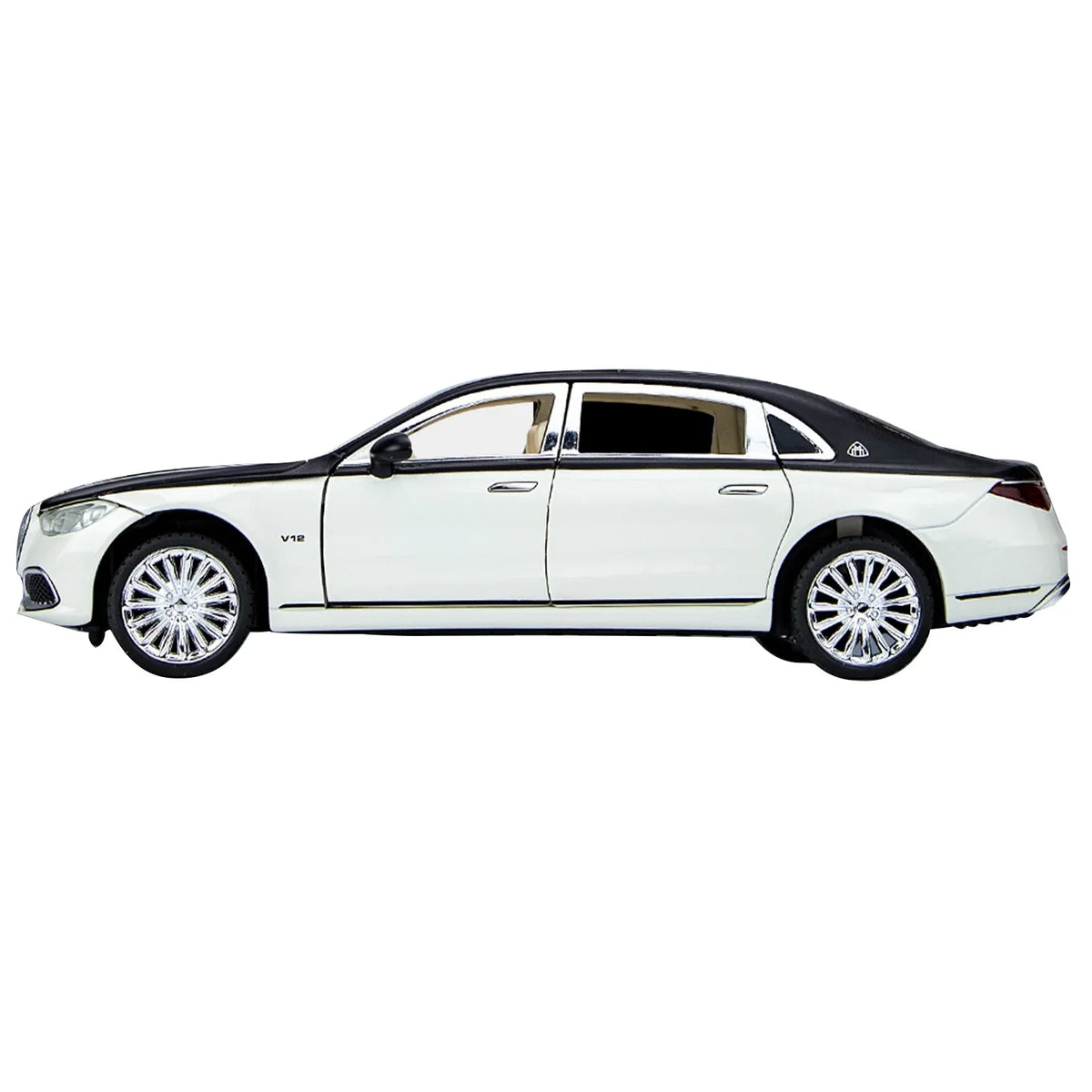 Sizeound & Light Alloy Metal 1/24 Car Model Gift Collection For Benz Maybach Size680