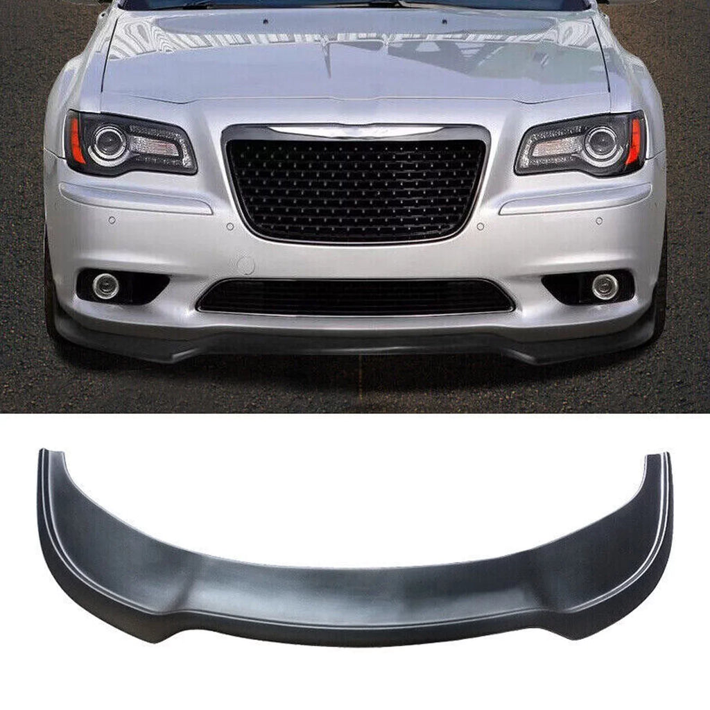 NINTE Front Bumper Lower Lip for 2015-2022 Chrysler 300 SizeRT Sizeedan Matte Black