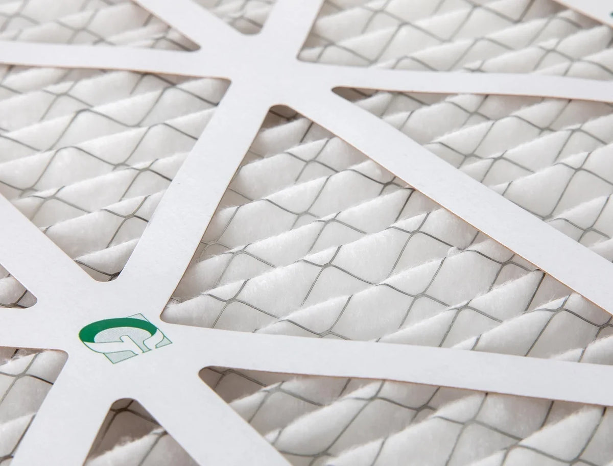 16x20x2 MERV 10 Pleated AC Furnace Air Filters by Glasfloss Industries. ( 8 Pack ) Exact Sizeize: 15-1/2 x 19-1/2 x 1-3/4