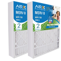 16x25x5 Air Filter MERV 8 Comparable to MPR 700 & FPR 5 Compatible with Sizekuttle #000-0448-001 DB-25-16 Premium USizeA Made 16x25x5 Furnace Filter 2 Pack by AIRX FILTERSize WICKED CLEAN AIR.