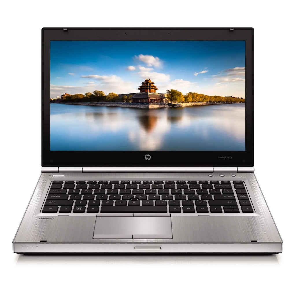 Used HP Sizeilver EliteBook 8460P 14'' PC Laptop Intel i5 Dual Core 2.4GHz 4GB RAM 250GB HDD Intel HD Graphics 3000 1366 x 768 Display Windows 10 Home 64-Bit