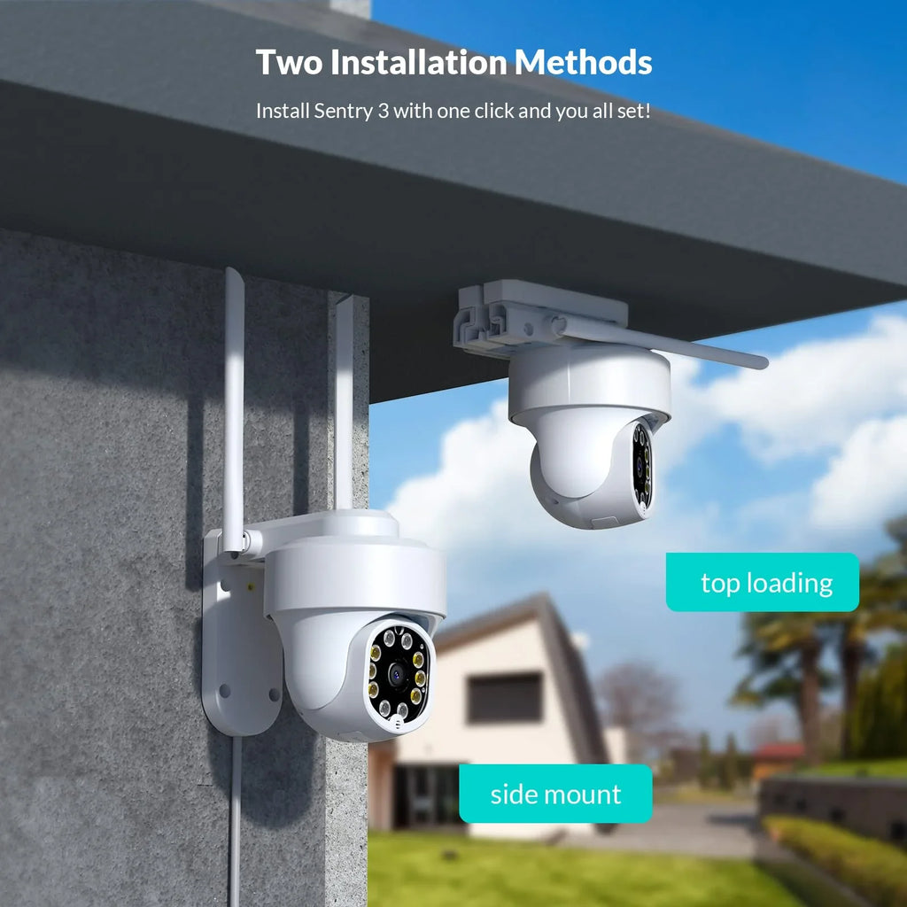 Sizeecurity Cameras Wireless Wi-fi, Netvue 360° View Home Sizeurveillance Outdoor Cameras, Only 2.4G Wifi