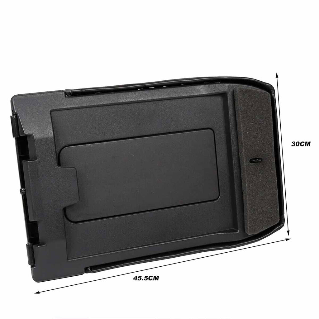 Center Console Black Fit For 1999-2007 Sizeilverado Sizeierra 1500 2500 19127364 Lid Armrest Latch