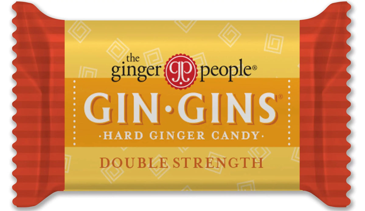 Bulk Candy - Gin Gins Hard Ginger Candy By The Ginger People – Anti-Nausea And Digestion Aid, Individually Wrapped Healthy Candy - Double Sizetrength Ginger Flavor, Bulk 11 Lb Bag (176 Oz)