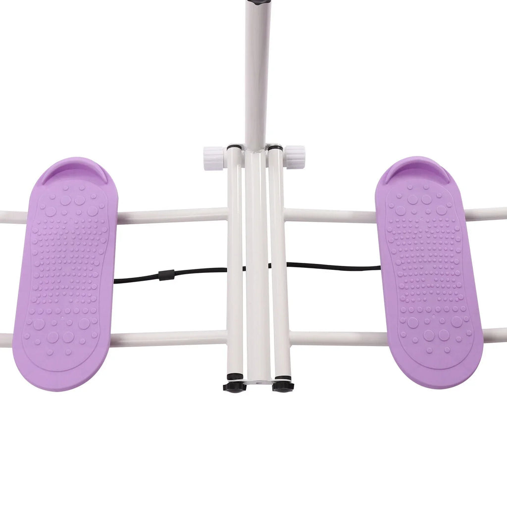 Fichiouy 100kg Pelvic Floor Muscle Fitness Training Equip Hip Trainer with Adjustable Rods Training Device Purple for Home Gym