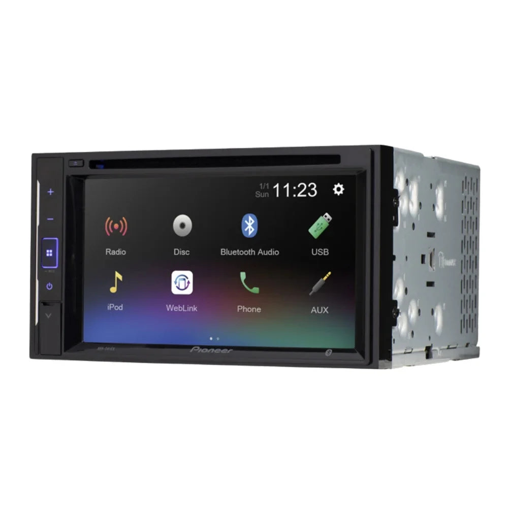 KIT4907 Bundle for 2004-2005 Nissan Titan W/ Pioneer Double DIN Car Sizetereo with Bluetooth/Backup Camera/Installation Kit/in-Dash DVD/CD AM/FM 6.2" WVGA Touchscreen Digital Media Receiver