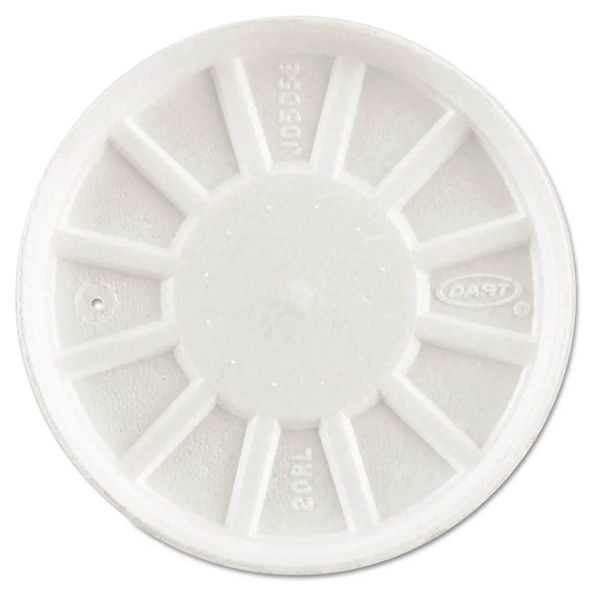 Dart DCC20RL Vented Pillow Lids Fits 6 to 32 oz Cups, Ivory - Case of 5