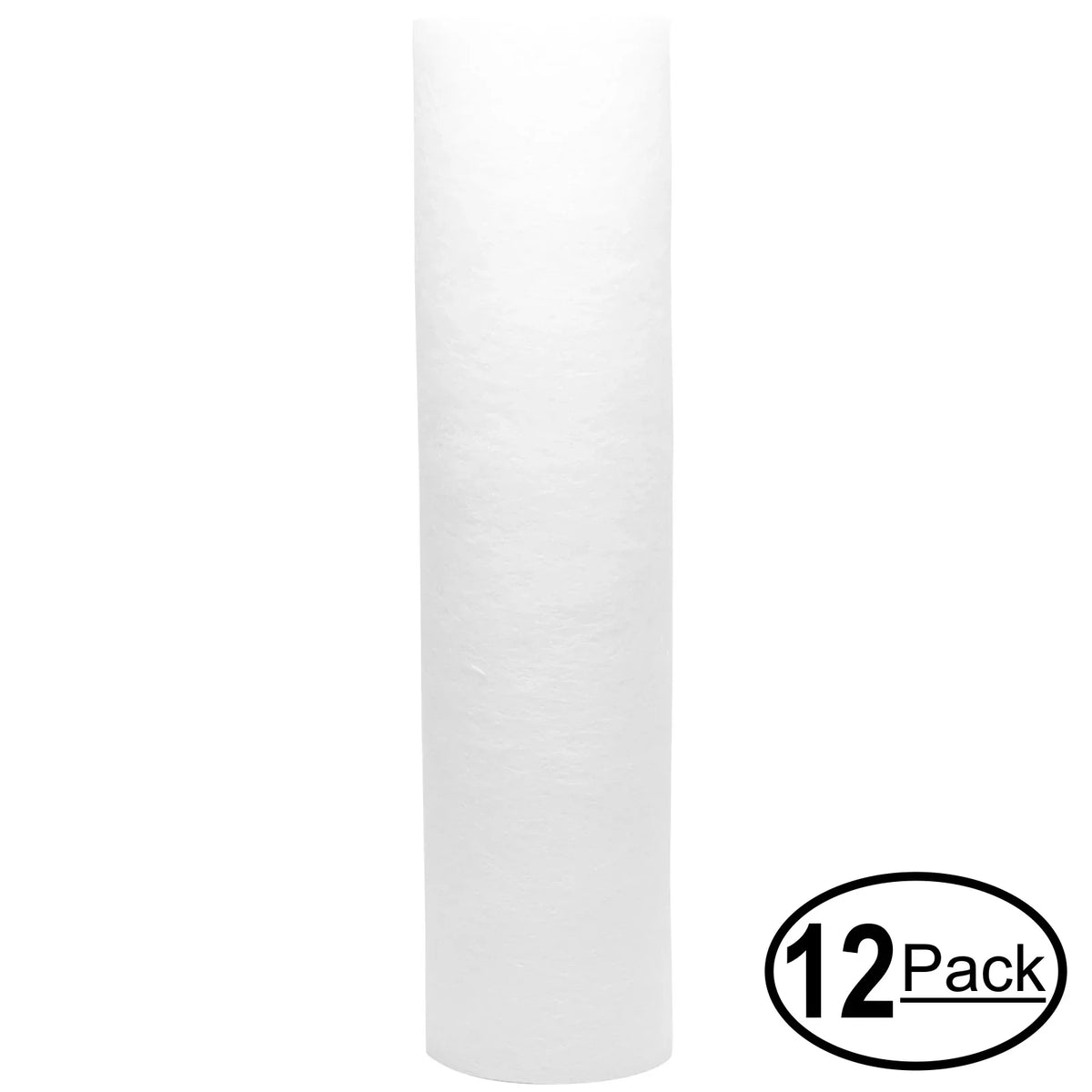 12-Pack Replacement for MaxWater 103445 Polypropylene Sizeediment Filter - Universal 10-inch 5-Micron Cartridge for MaxWater 2 Sizetage Whole house water filter - Denali Pure Brand