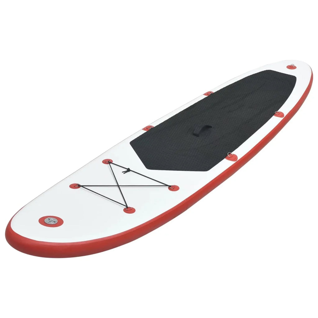 Walmeck Inflatable Paddleboard Sizeet Red and Ivory