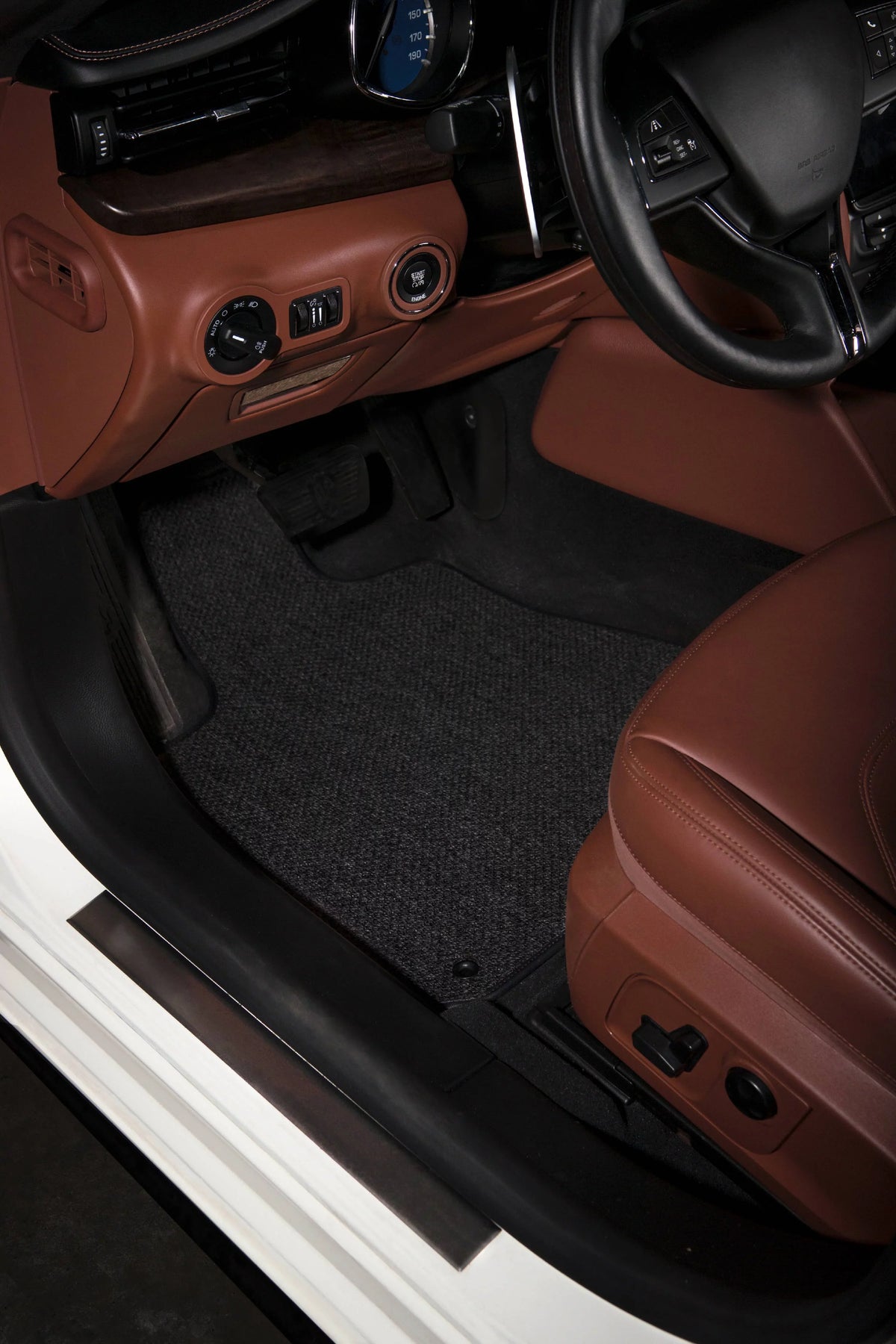GGBAILEY Ford Escape Charcoal All-Weather Textile™ Car Mats, Custom Fit for 2013, 2014, 2015, 2016, 2017, 2018, 2019 - Medium Cargo Mat