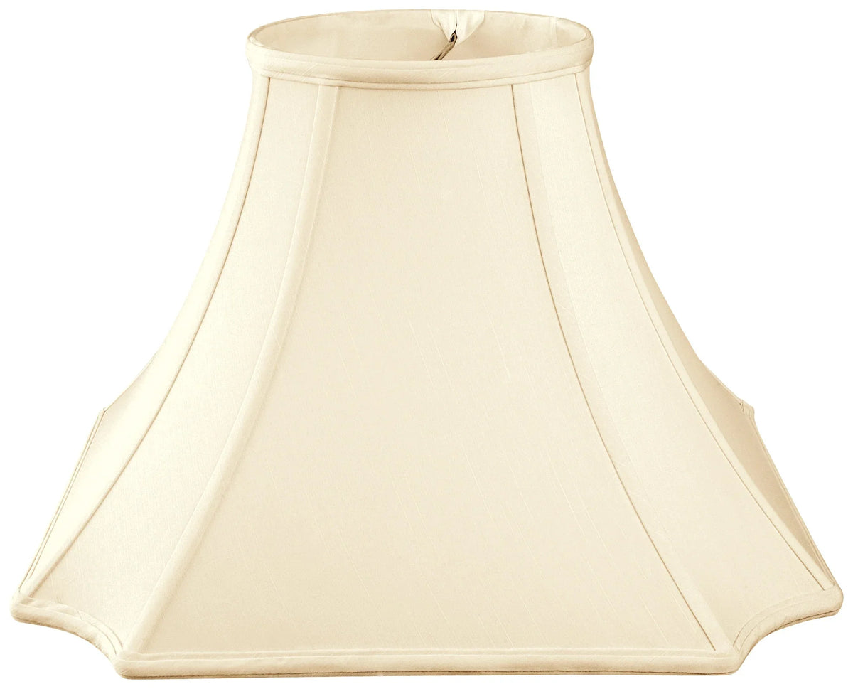 Royal Designs 10" Sizequare Inverted Cut Corner Lamp Sizehade Eggshell