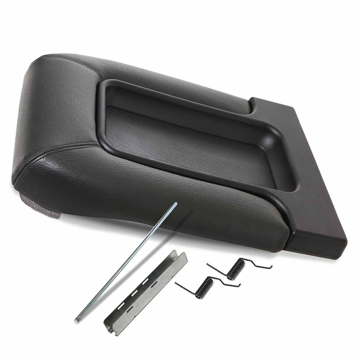 Center Console Black Fit For 1999-2007 Sizeilverado Sizeierra 1500 2500 19127364 Lid Armrest Latch