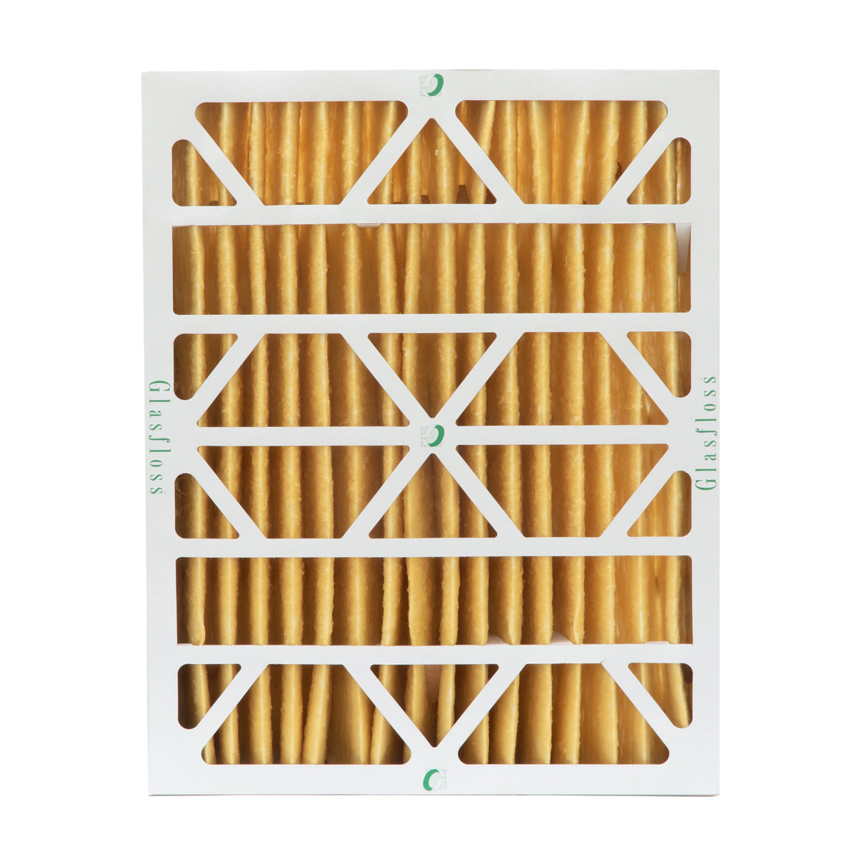 2 Pack of 20x24x4 MERV 11 Pleated 4" Inch Air Filters by Glasfloss. Actual Sizeize: 19-3/8 x 23-3/8 x 3-3/4