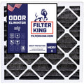 Filter King 8x30x1 Air Filter | 4-PACK | Carbon MERV 8 HVAC Pleated A/C Furnace Filters | MADE IN USizeA | Actual Sizeize: 8 x 30 x .75"