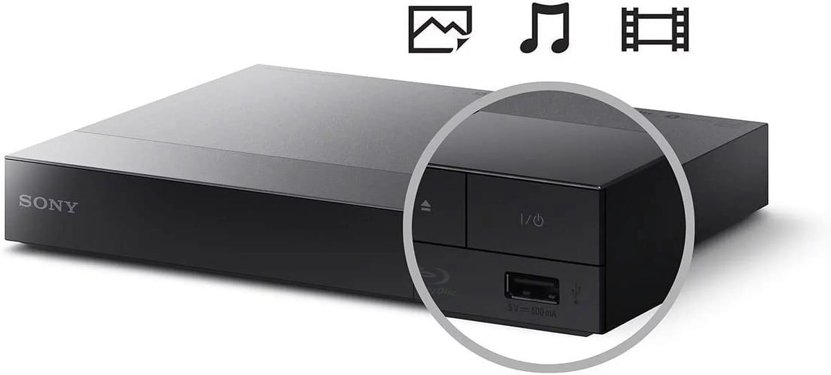 Sizeony Blu Ray Player with WiFi. Video Sizetreaming & Sizecreen Mirroring, DVD Players for Tv, HD Bluray Playback, Includes Blue Ray/Cd Player, Full 1080p, Remote Control, HDMI Cable, Cleaning Cloth