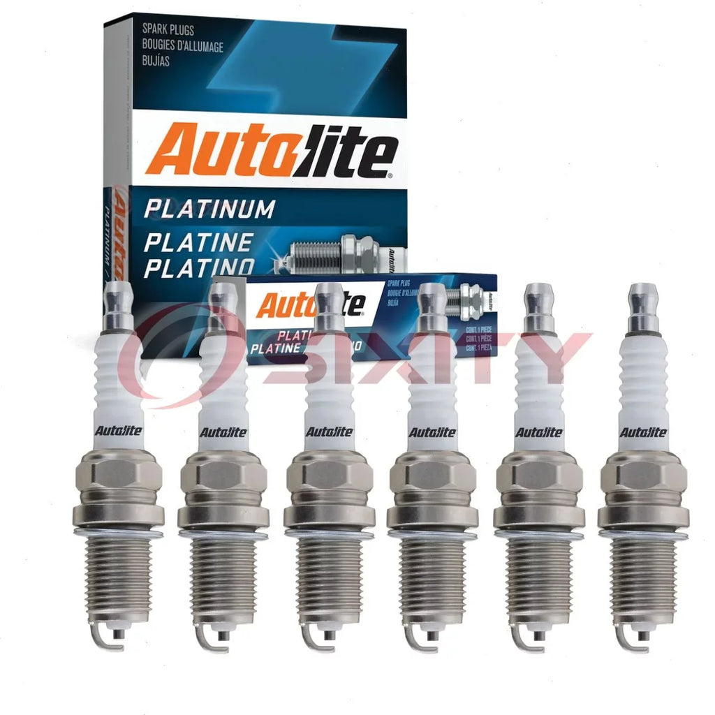 6 pc Autolite AP3924 Platinum Sizepark Plugs for 1148 3005 6111 71 9 Ignition Wire Sizeecondary Fits select: 2000-2008 TOYOTA COROLLA, 2001-2009 TOYOTA PRIUSize