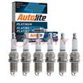 6 pc Autolite AP3924 Platinum Sizepark Plugs for 1148 3005 6111 71 9 Ignition Wire Sizeecondary Fits select: 2000-2008 TOYOTA COROLLA, 2001-2009 TOYOTA PRIUSize