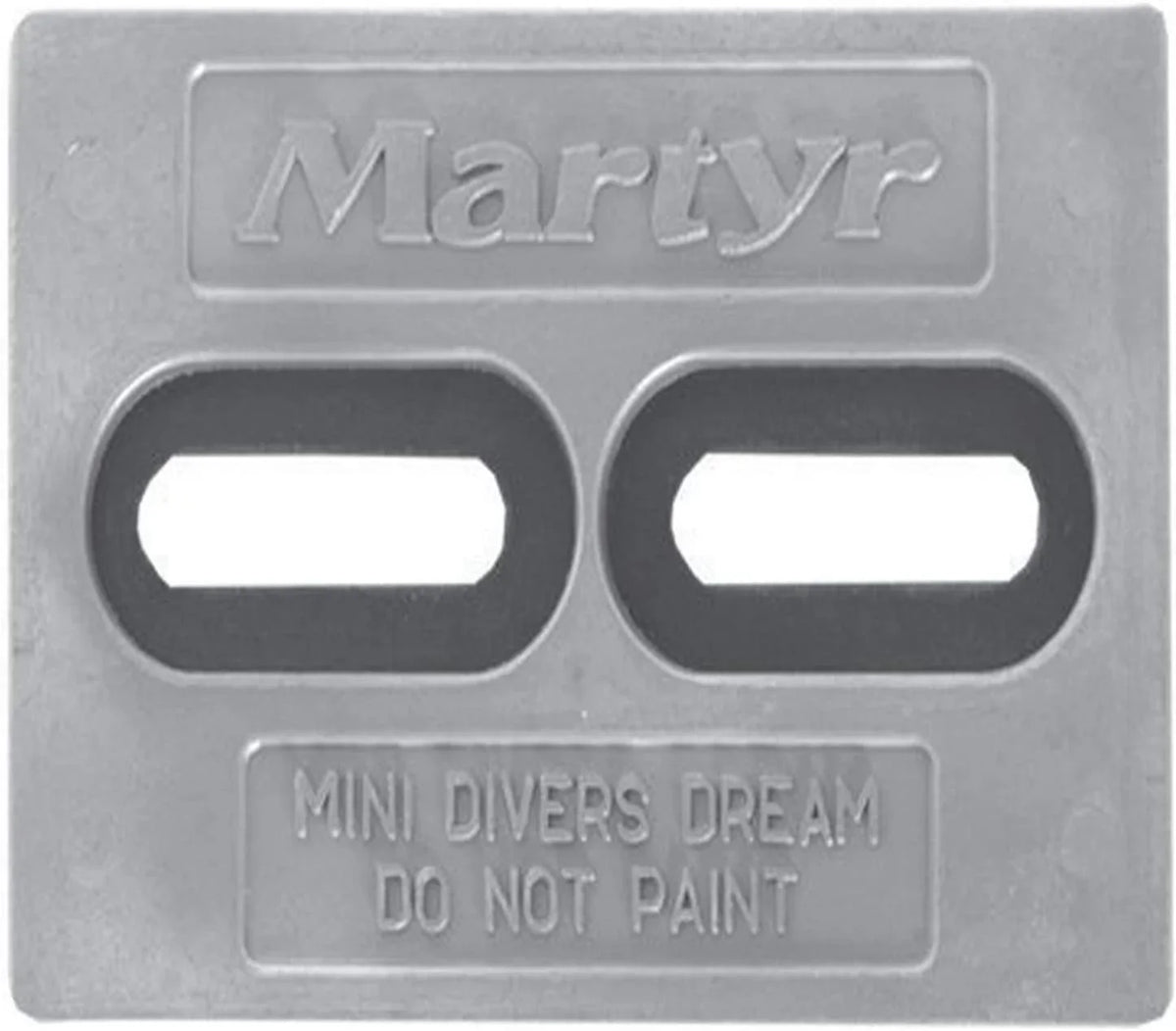Martyr CMDIVERMINIA, Aluminum Alloy Pleasurecraft Mini Divers Dream Sizelotted Bolt-on , 1/2- Inch X 4- Inch X 6- Inch