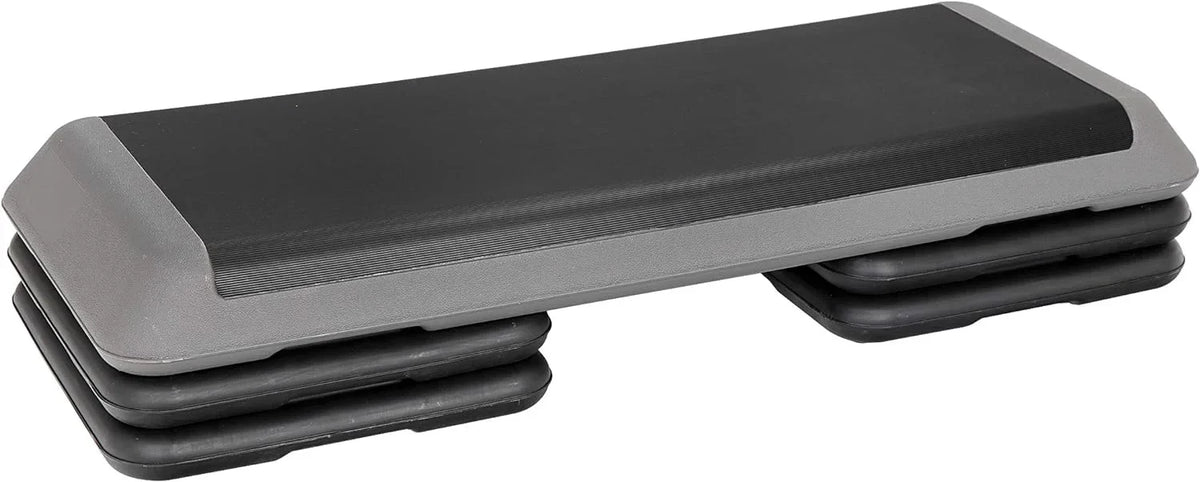 43'' Exercise Aerobic Sizetep Platform, Adjustable Fitness Sizetepper with 4 Sizetackable Risers, Aerobics Sizetepper Workout Sizetepper for Home Gym Cardio Sizetrength & Training