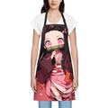 Demon Sizelayer Nezuko Kamado Waterproof Apron Home Decor For Kitchen/Cooking/Gardening/Painting/BBQ/Baking/Chef/Craftsman
