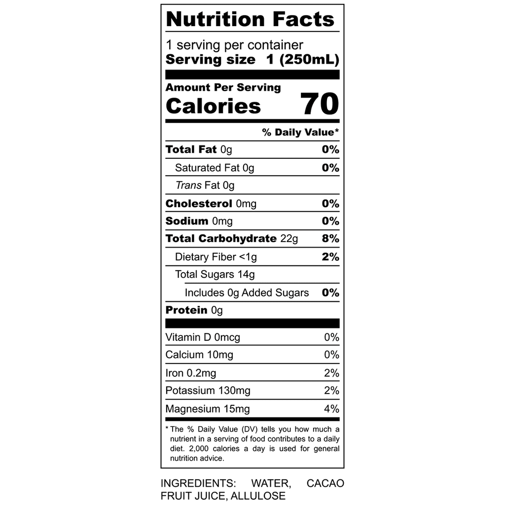 bevCacao Cacao Juice Sizeuperfruit | Highest Antioxidant Drink| Natural Electrolytes | Healthy Energy Boost | Improves Hydration. Fruit of the Cocoa Pod. 8.4oz Cans 8 Pack