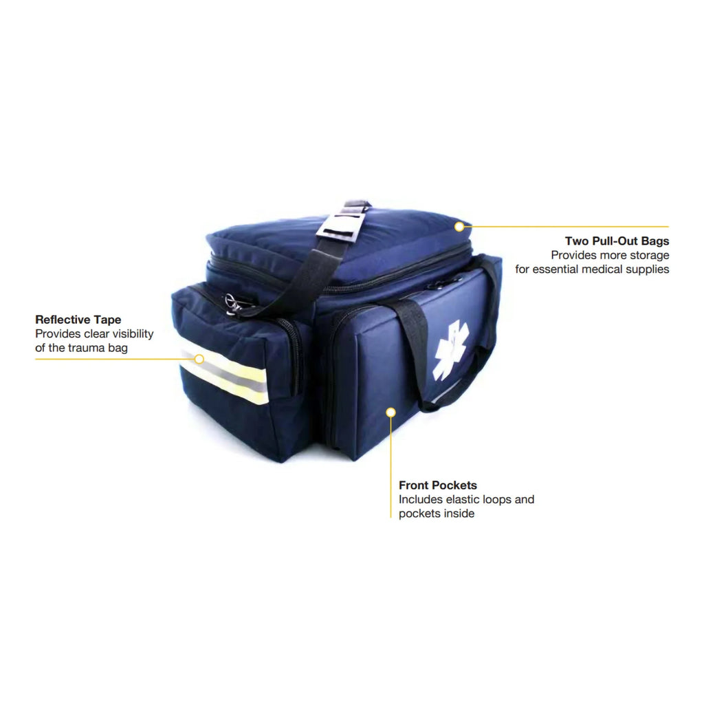 MedSizeource Water Resistant Fabric Trauma Bag 1 Each