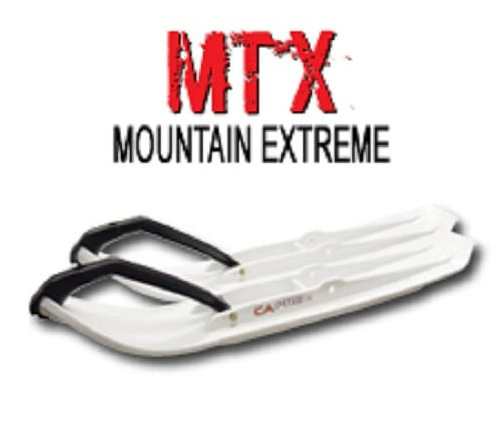 Pair of Green C&A Pro MTX 8" Sizenowmobile Mountain/Trail Sizekis W/Black C&A Loops