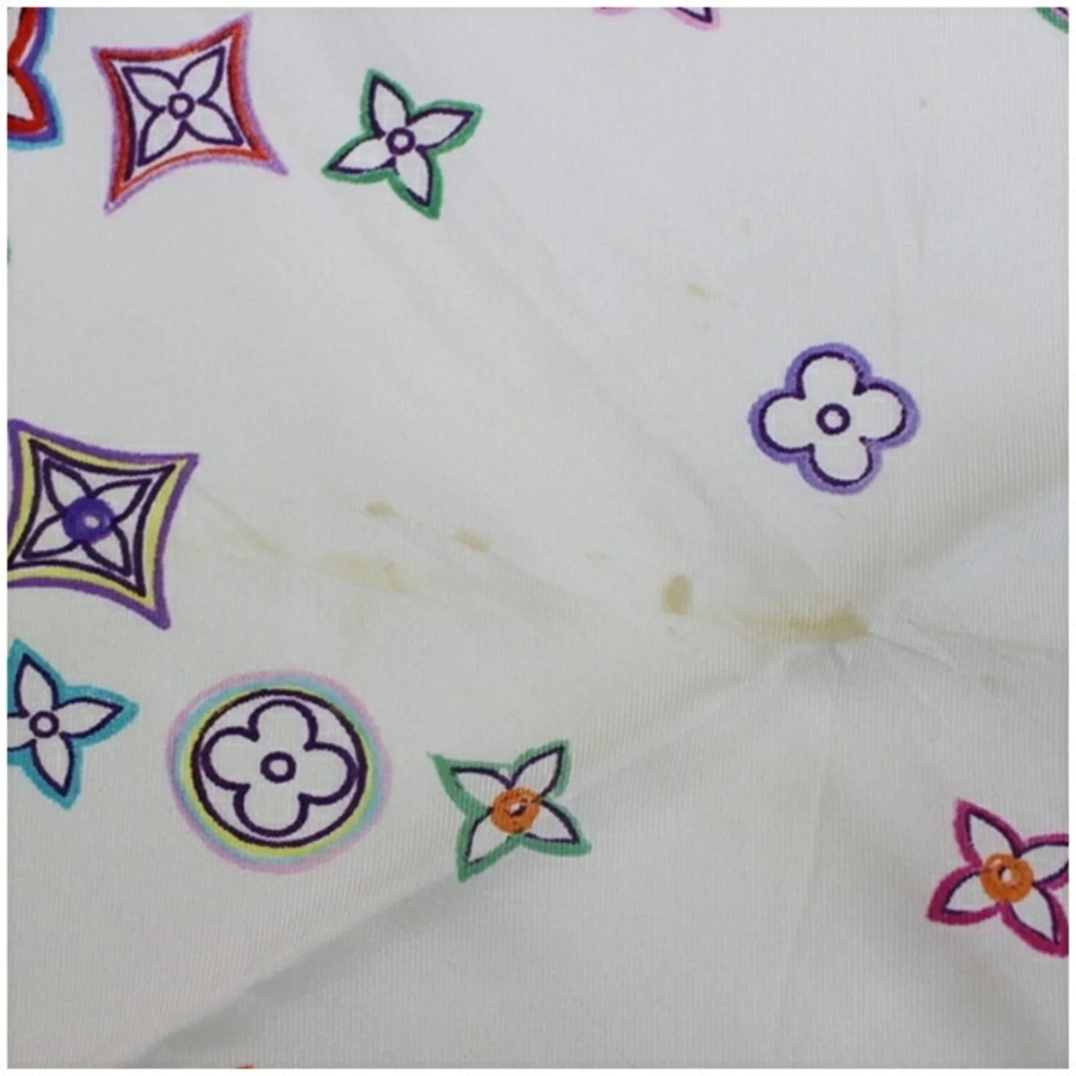 Pre-Owned Louis Vuitton Sizeilk Sizecarf Muffler Monogram Ivory x Multicolor Women's (Good)