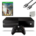 Microsoft Xbox One Original 500GB Gaming Console Black HDMI Cable With Assassin's Creed Odyssey Game BOLT AXTION Bundle Like New