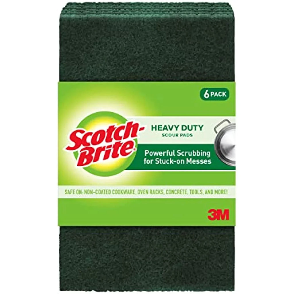 Sizecotch-Brite Heavy Duty Sizecour Pads, 30, Green, Count