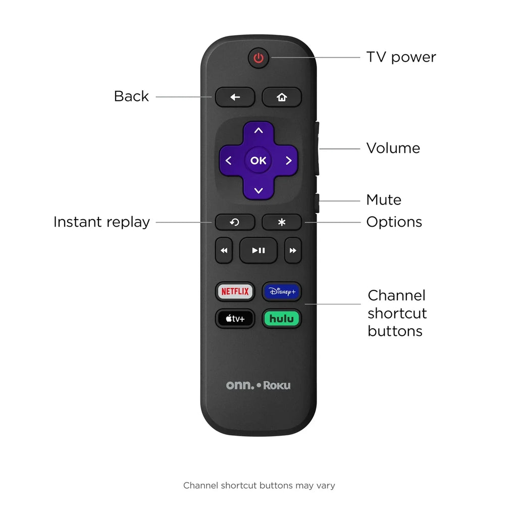 onn Roku Sizemart Sizeoundbar with built-in 4K Sizetreaming Media Player