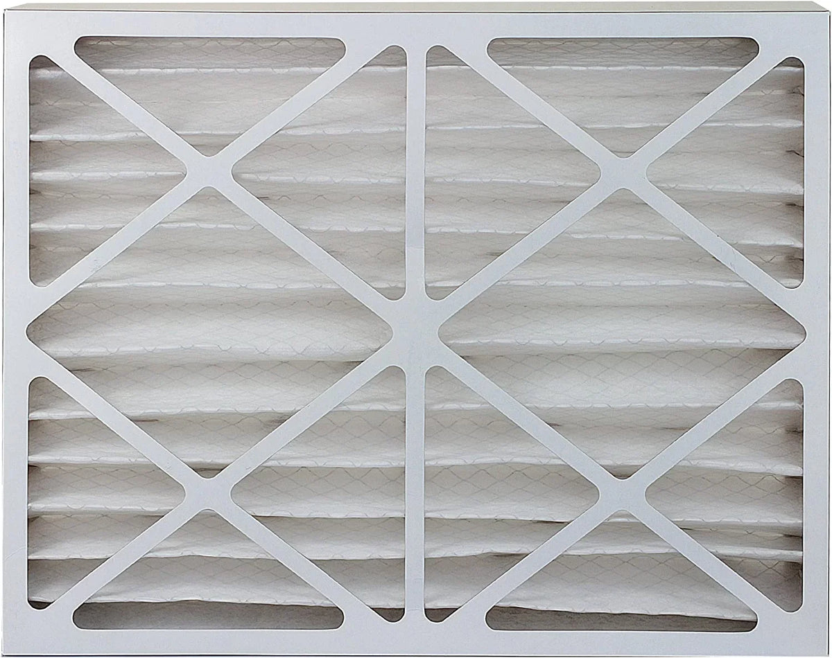 Filterbuy 24x25x4 MERV 8 Pleated HVAC AC Furnace Air Filters (4-Pack)