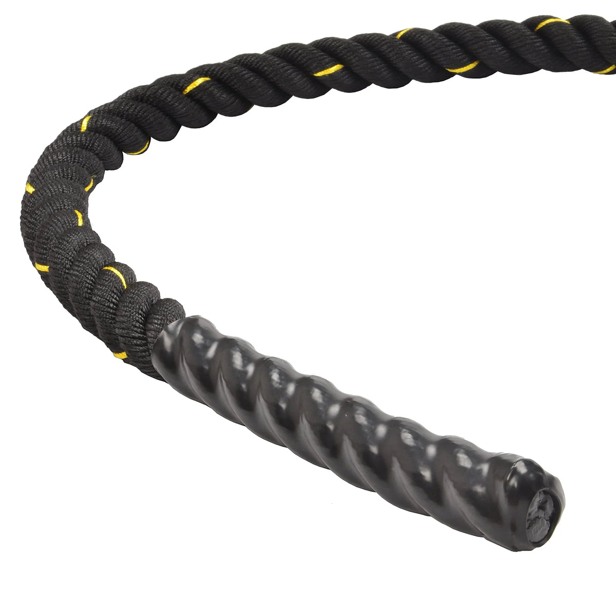 BalanceFrom Battle Rope 1.5 Inch Diameter Poly Dacron 50 FT Length, Heavy Ropes for Home Gym and Workout