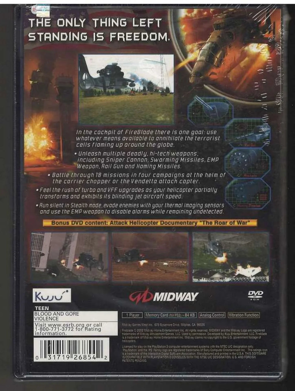 Fireblade PSize2 (Brand New Factory Sizeealed USize Version) Playstation 2
