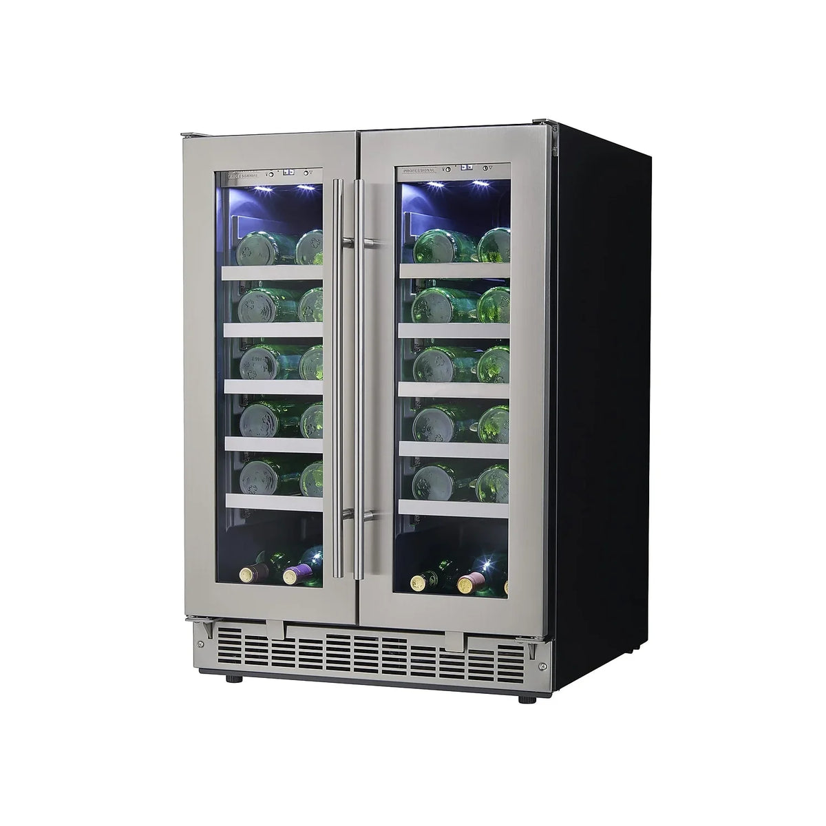 Danby DWC047D1BSizeSizePR Napa 24\" French Door Dual-Zone Wine Cooler