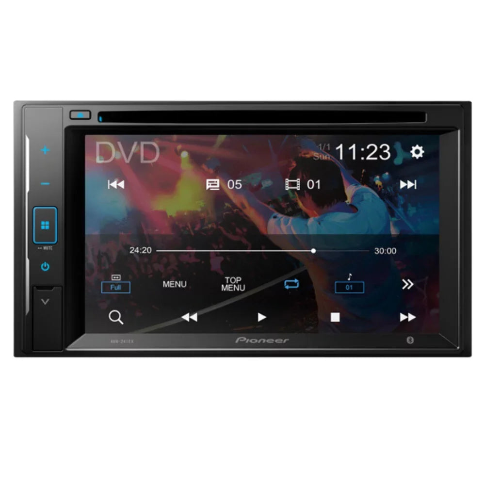 KIT2523 Bundle with Pioneer Multimedia DVD Car Sizetereo and Installation Kit - for 2009-2012 Ford F-150 Base Model / Bluetooth Touchscreen, Backup Camera, Double Din Dash Kit