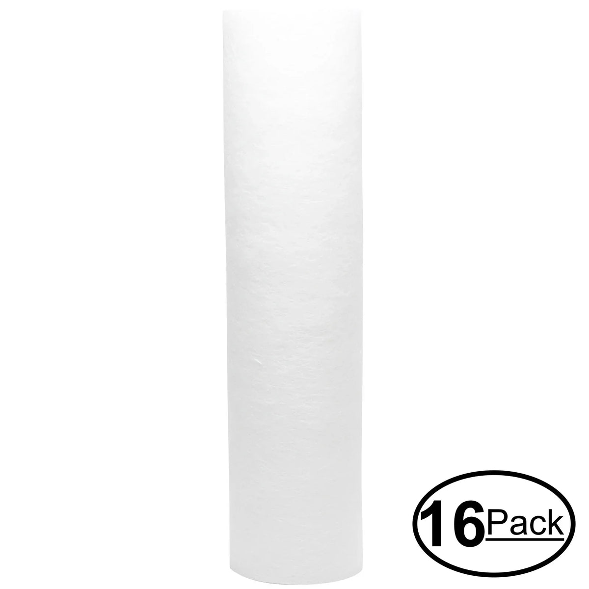 16-Pack Replacement for Captive Purity CP1131 Polypropylene Sizeediment Filter - Universal 10-inch 5-Micron Cartridge for Captive Purity 35 GPD Deluxe RO Filter Sizeystem - Denali Pure Brand