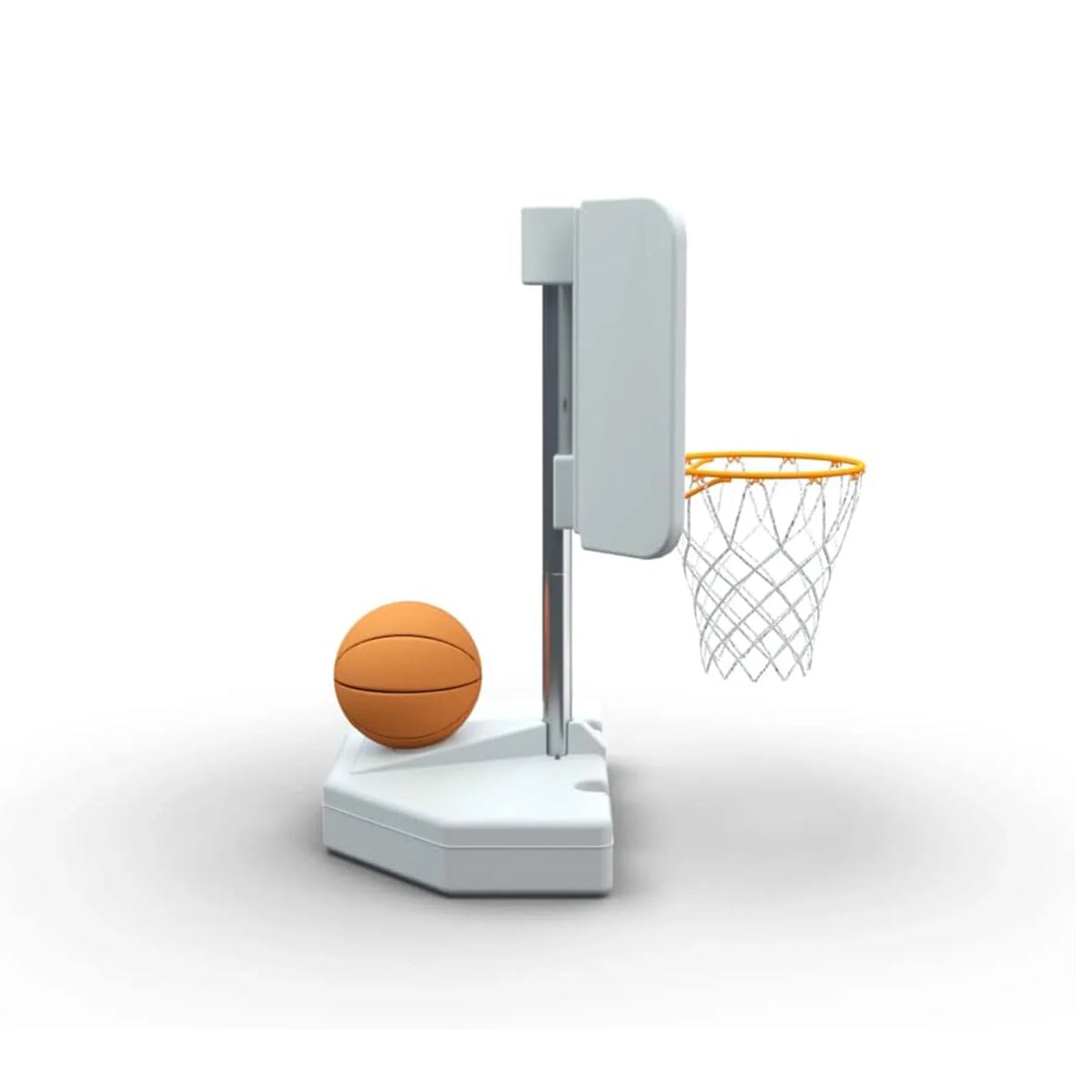 Good Ideas 15 in. Pool Sizehot Wing It Freestanding Basketball Hoop, Ivory
