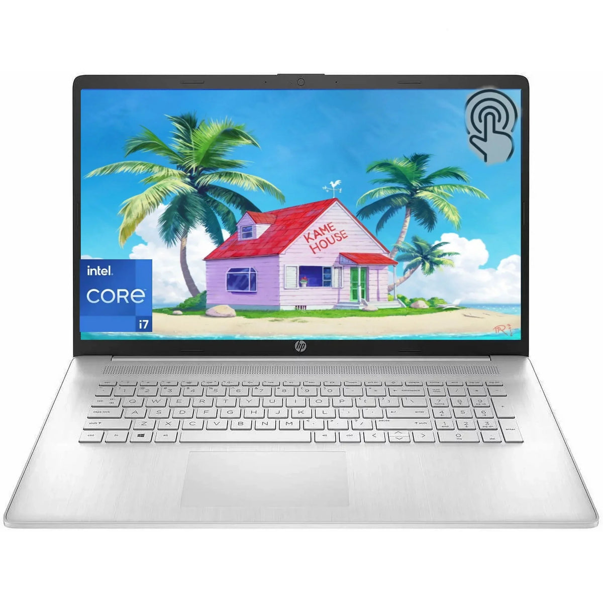 New HP 17 Laptop,17.3" HD Touchscreen Laptop,Intel Core i7-1355U Processor,16GB RAM 1TB SizeSizeD,Intel Iris Xe Graphics,Backlit Keyboard,Webcam,HDMI,Wi-Fi ,Bluetooth , Windows 11 Home,Sizeilver