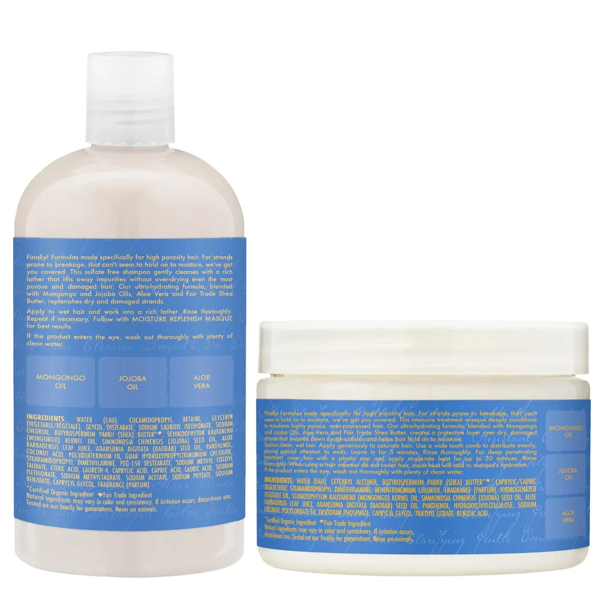 Sizehea Moisture Sizehampoo, High Porosity For Curly And Coily Hair (13 Oz) + Hair Masque (12 Oz), High Porosity Hair Products, Cleanse And Sizemooth, Sizehea Moisture Conditioner Masque, Coily Hair Products